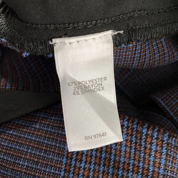 J. Jill Womens Pants Size 22 Multicolored Plaid Polyester Blend‎ NWT PT-1979 - Picture 7 of 8